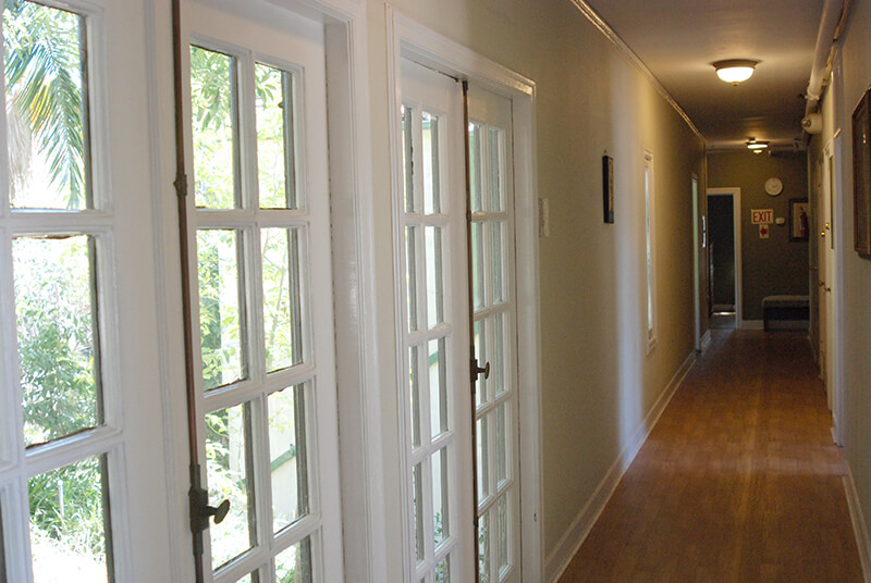 hallway in our facility