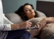 woman in therapy wondering how long does it take to detox from alcohol