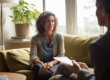 woman talks with therapist about the benefits of a detox program
